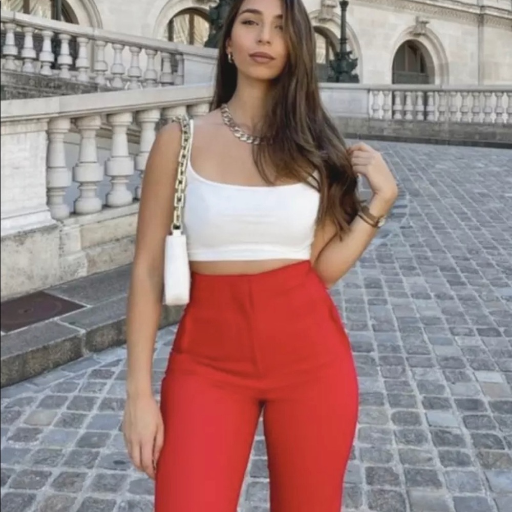 Zara RARE red pants